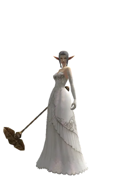 Doom Hammer on a female Elf, front view