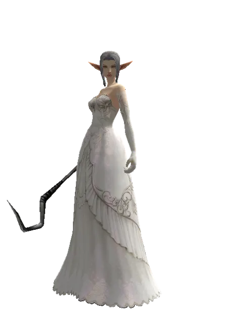 Heavy Chisel on a female Elf, front view