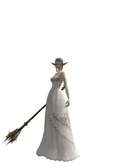 Icarus Hall on a female Elf, front view