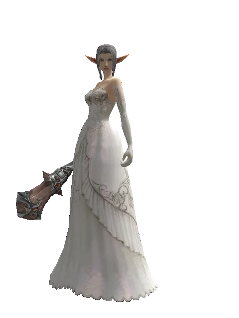 Kaim Vanul's Bones on a female Elf, front view