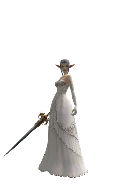 Icarus Spirit on a female Elf, front view