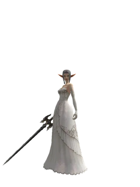 Keshanberk on a female Elf, front view
