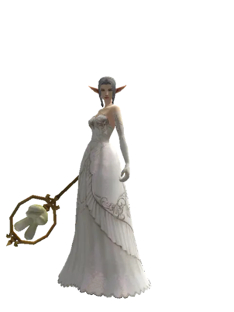 Scissors Stick - 30-day limited period on a female Elf, front view
