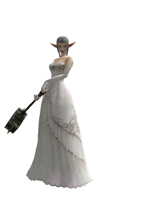 Pa'agrian Hammer on a female Elf, front view