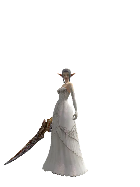Themis' Tongue on a female Elf, front view