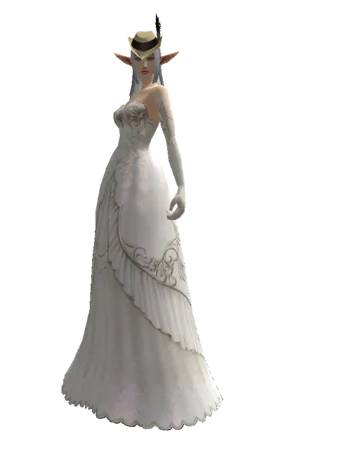 Dandy Cap (?) on a female Elf, front view