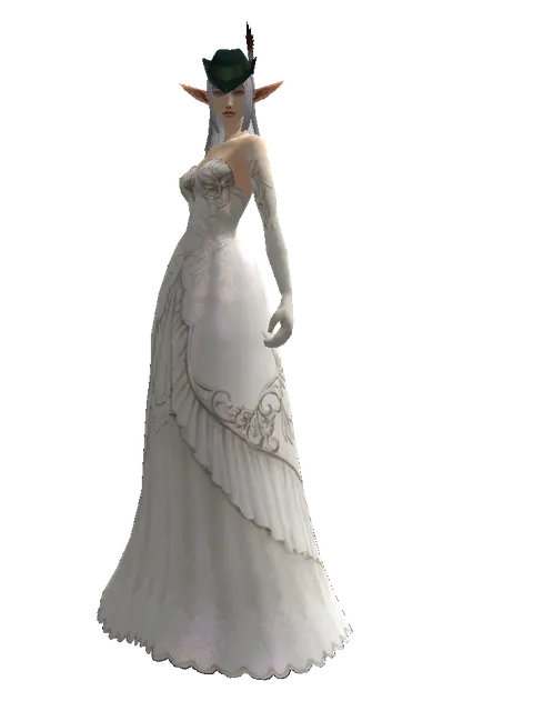 Dapper Cap on a female Elf, front view