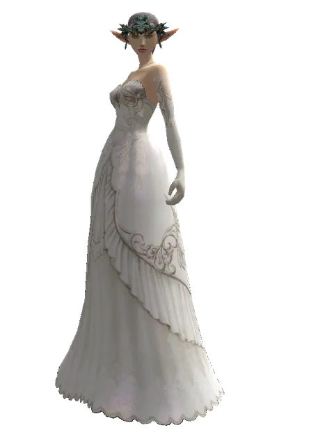 Element Circlet5 (?) on a female Elf, front view