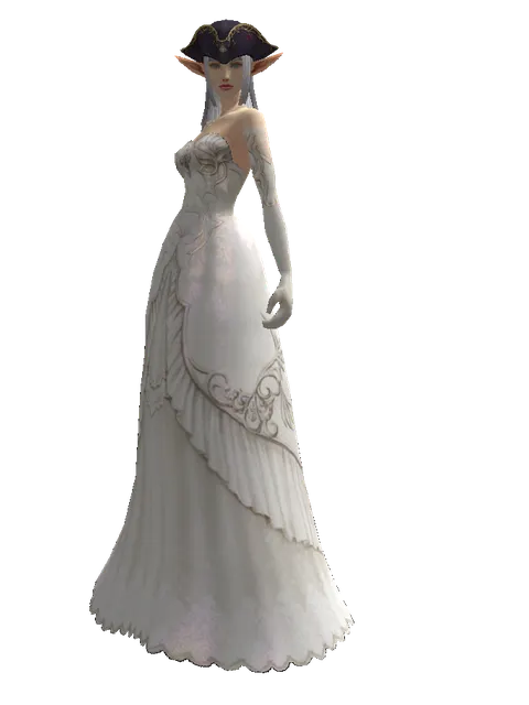 First Mate's Hat on a female Elf, front view