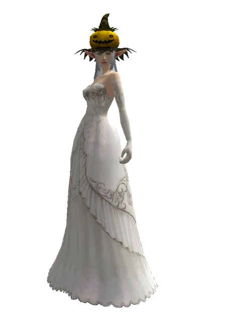 Halloween Hat on a female Elf, front view