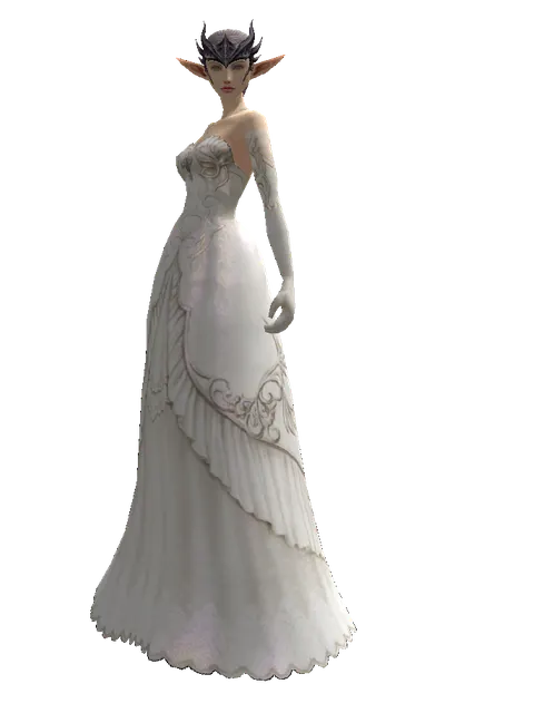 Iron Circlet on a female Elf, front view