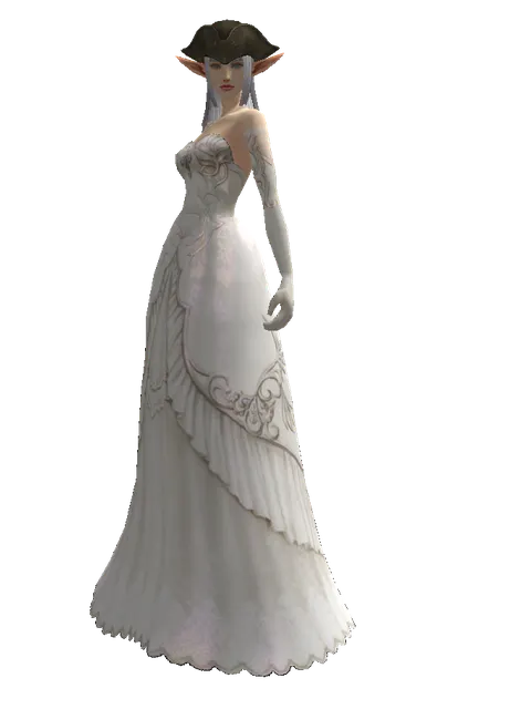 Leather Cap on a female Elf, front view