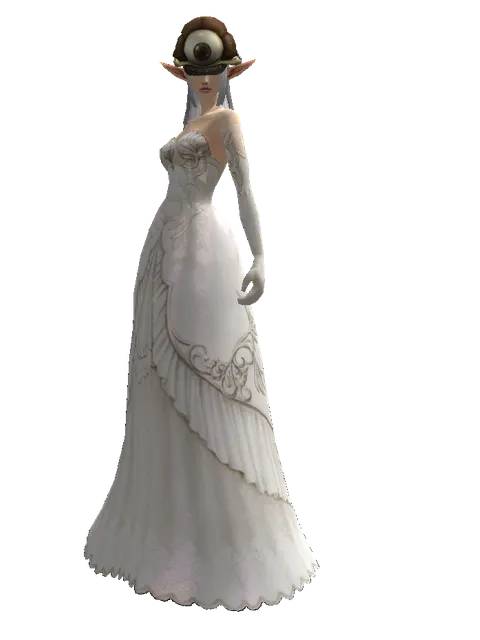 Monster Eye Hat - 30-day limited period on a female Elf, front view
