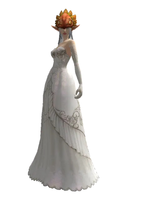 Ornithomimus Hat - 30-day limited period on a female Elf, front view