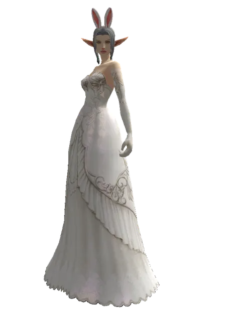 Rabbit Ears on a female Elf, front view