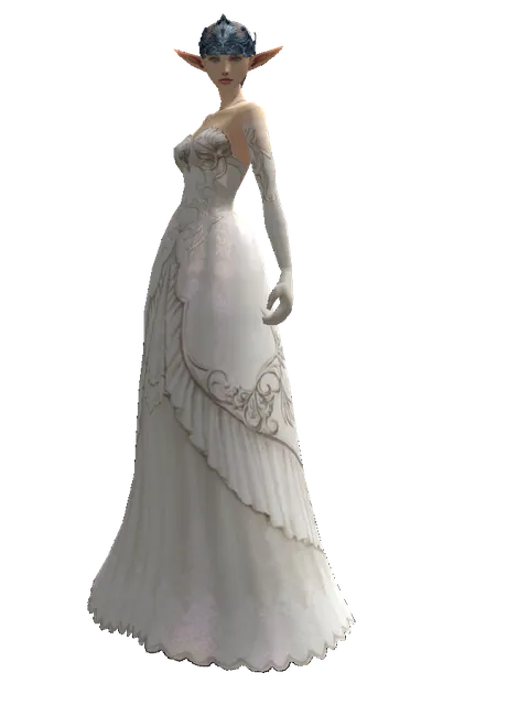 Giran Circlet of the Sage (?) on a female Elf, front view