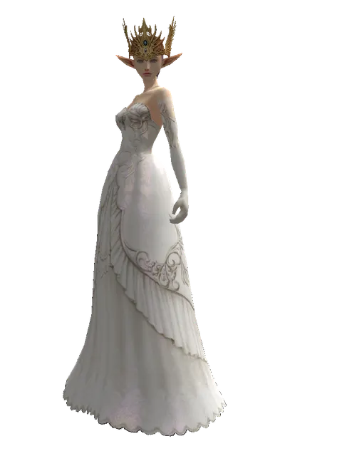 The Lord's Crown on a female Elf, front view
