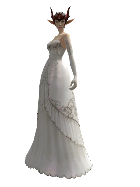 Valakas Slayer Circlet on a female Elf, front view