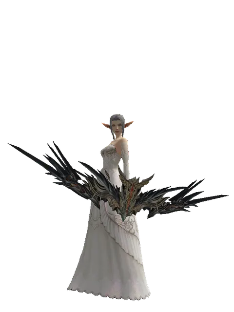 Icarus Spitter on a female Elf, front view