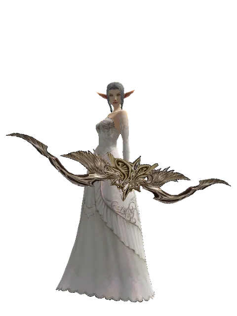 Infinity Bow on a female Elf, front view