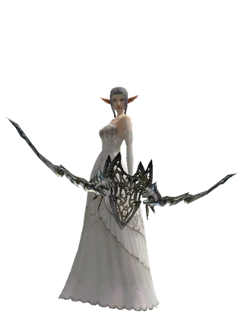Soul Bow on a female Elf, front view