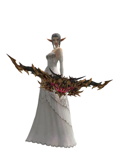 Vesper Bow on a female Elf, front view