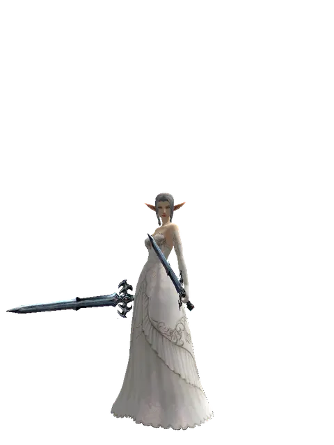 Caliburs*Caliburs on a female Elf, front view