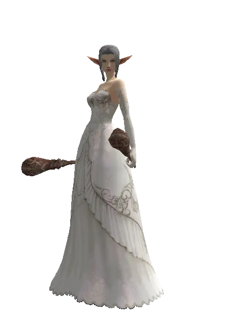 Chrono Maracas on a female Elf, front view