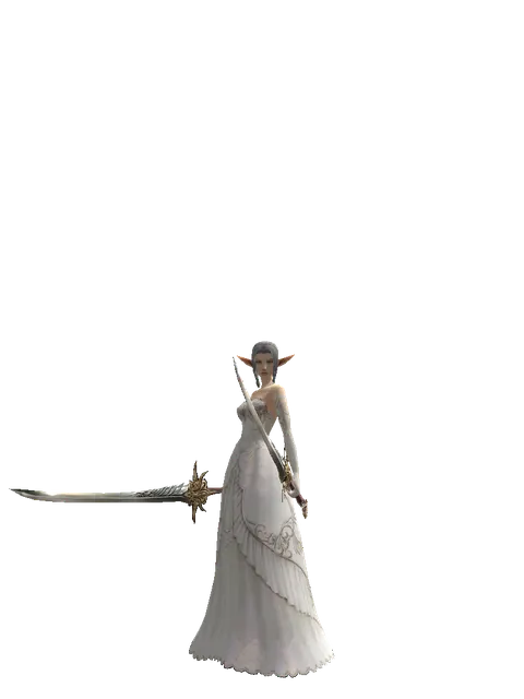 Infinity Wing on a female Elf, front view
