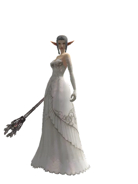 Blood of Saints on a female Elf, front view