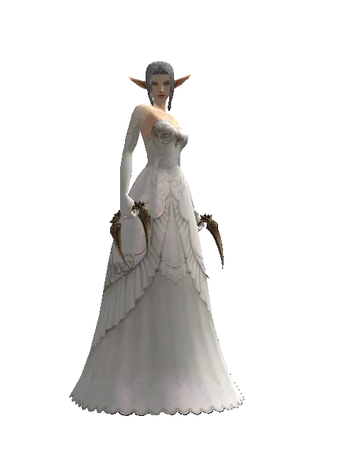 Fisted Blade on a female Elf, front view