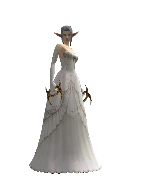 Improved Viper Fang on a female Elf, front view