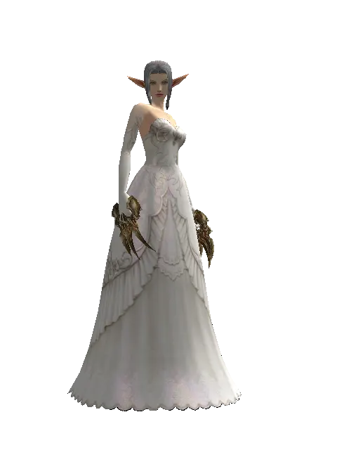 Traveler's Jamadhr on a female Elf, front view