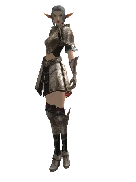Compound Set on a female Elf, front view