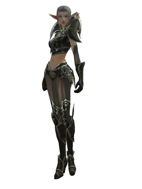 Dark Crystal Set on a female Elf, front view