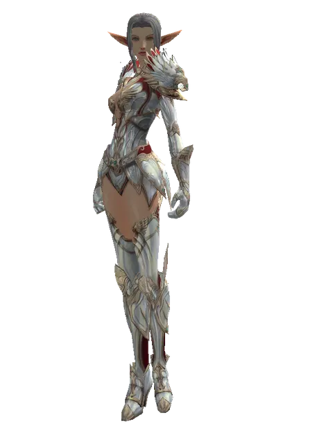 Dynasty [Bard] (heavy armor) on a female Elf, front view