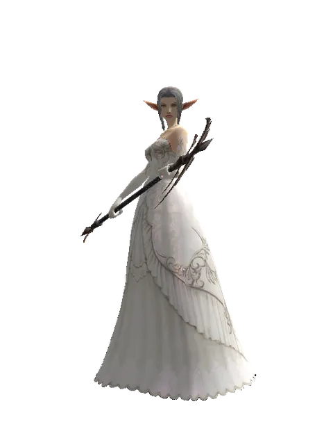 Body Slasher on a female Elf, front view