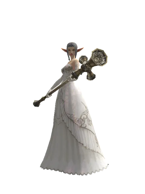 Chrono Campana on a female Elf, front view