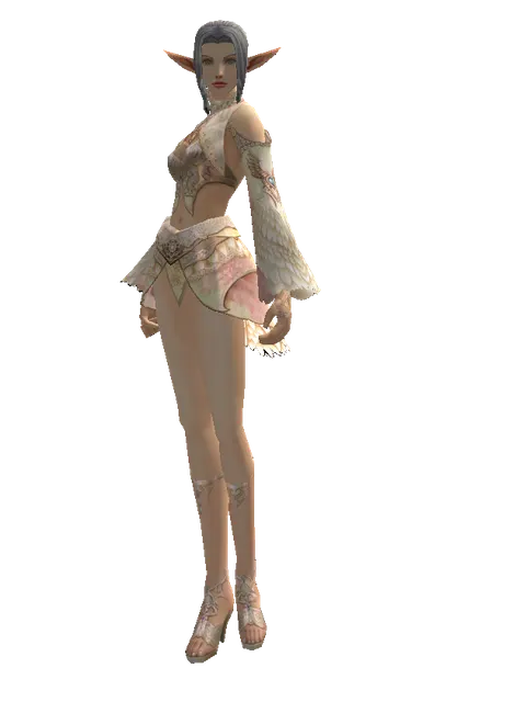 Major Arcana Robe Set on a female Elf, front view