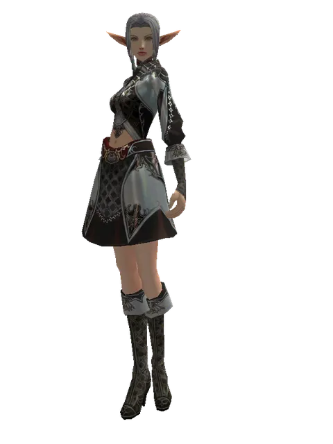 Tallum Set on a female Elf, front view