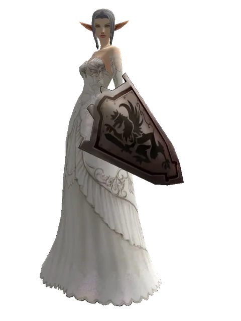 Eldarake on a female Elf, front view