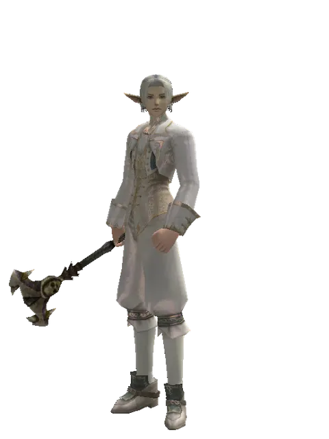 Elrokian Trap on a male Elf, front view