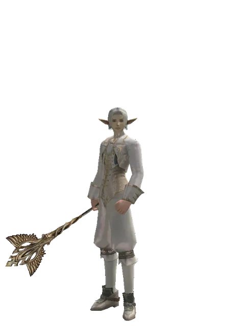 Infinity Rod on a male Elf, front view