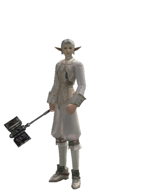 Work Hammer on a male Elf, front view
