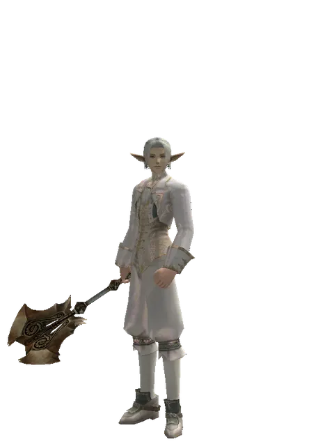 Yaksa Mace on a male Elf, front view