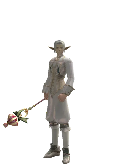 Gatekeeper Transformation Stick on a male Elf, front view