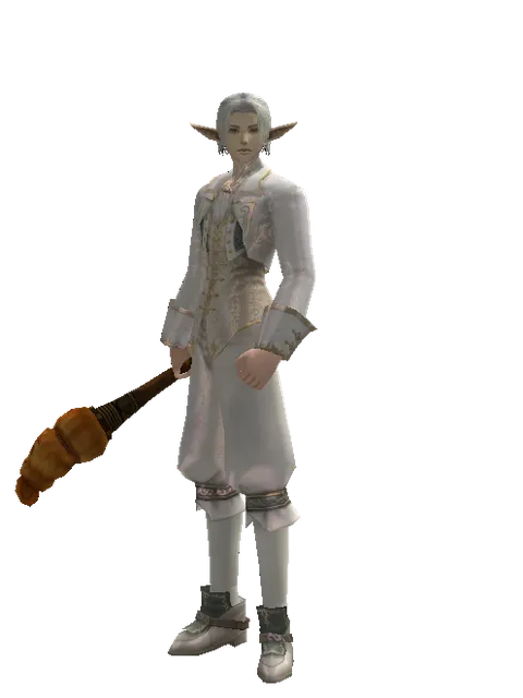 Pumpkin Transformation Stick - 30-day limited period on a male Elf, front view