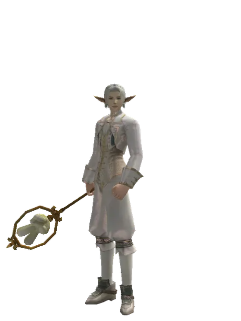 Scissors Stick - 30-day limited period on a male Elf, front view