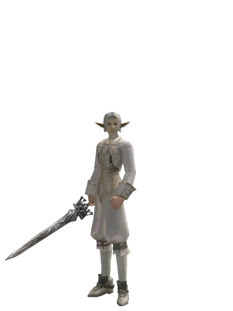 Tallum Blade on a male Elf, front view