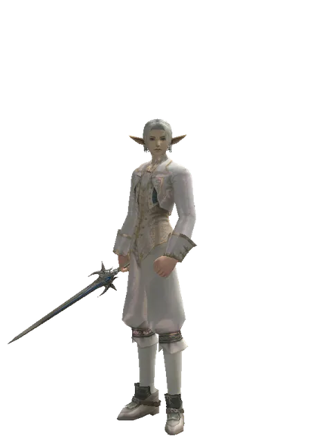 Wizard's Tear on a male Elf, front view